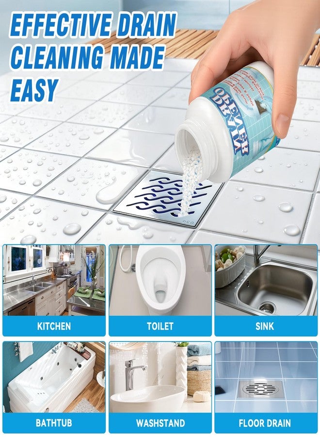 Balldanlu Powerful Pipeline Dredging Agent, 260ml Drain Clog Cleaner for Shower, Sink, Toilet, Tub Drains, Drain Cleaner Cleaner Hair, Grease, Soap Scum, Blockages for Kitchen & Bathroom - Image 4
